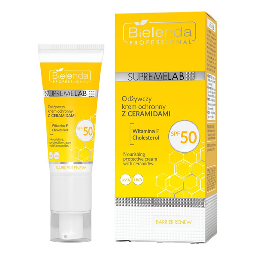 Bielenda Professional BARRIER RENEW Odżywczy krem ochronny z Ceramidami SPF 50 40ml