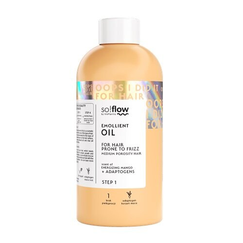 So!Flow Emollient Oil for Medium Porosity and Frosty Hair 150ml Best Before 02.01.27
