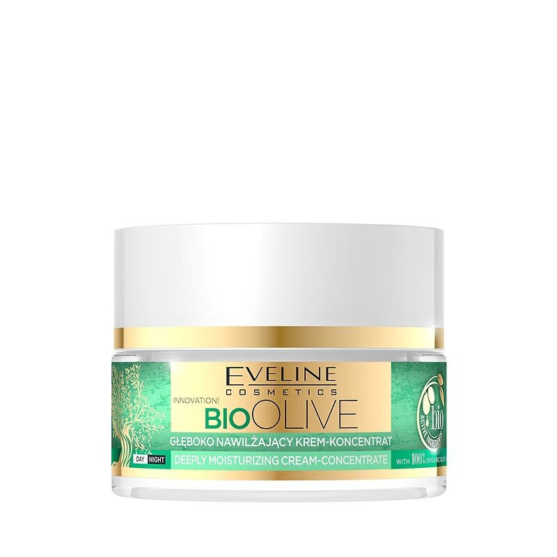 Eveline Bio Olive Głęboko Nawilżający Krem Koncentrat na Dzień i Noc 50ml