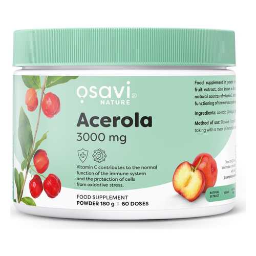 Osavi Acerola 3000mg ekstrakt z aceroli w proszku 180g