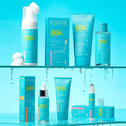 Eveline Perfect Skin Acne Seboregulujący Tonik Zwężający Pory dla Skóry Problematycznej 200ml
