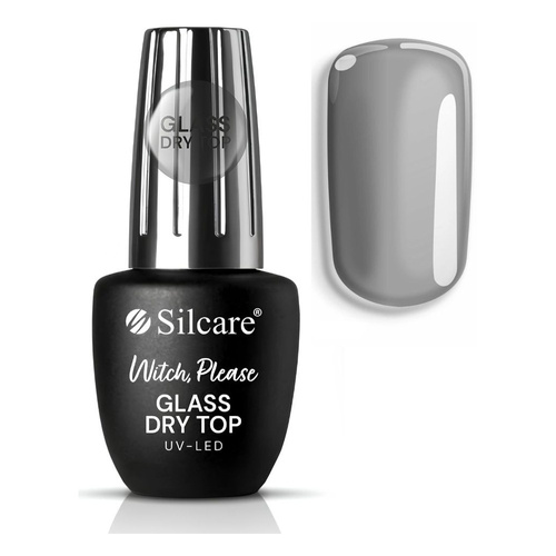 Silcare Glass Dry Top półtransparentny top hybrydowy Witch Please 9ml