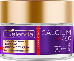 Bielenda Calcium + Q10 Skoncentrowany Głęboko Odżywczy Krem Przeciwzmarszczkowy 70+ na Dzień 50ml