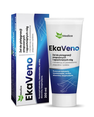 EkaMedica EkaVeno Żel do Pielęgnacji Zmęczonych i Opuchniętych Nóg 200ml
