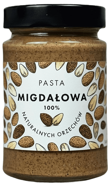 Młyn Kopytowa Skarby Młyna 100% Naturalna Pasta Migdałowa 300g