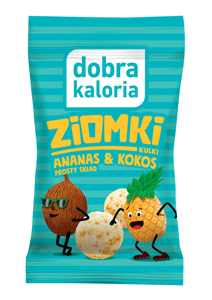 Dobra Kaloria Balls Homies Pineapple and Coconut 24g