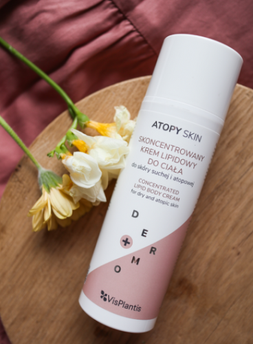 Vis Plantis Atopy Skin Skoncentrowany Krem Lipidowy do Ciała do Skóry Suchej i Atopowej 150ml Best Before 13.06.26