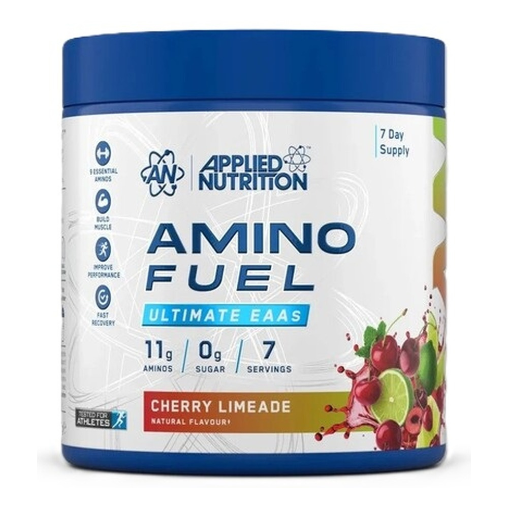 Applied Nutrition Amino Fuel aminokwasy EAA/BCAA w proszku Wiśnia i Limonka 91g