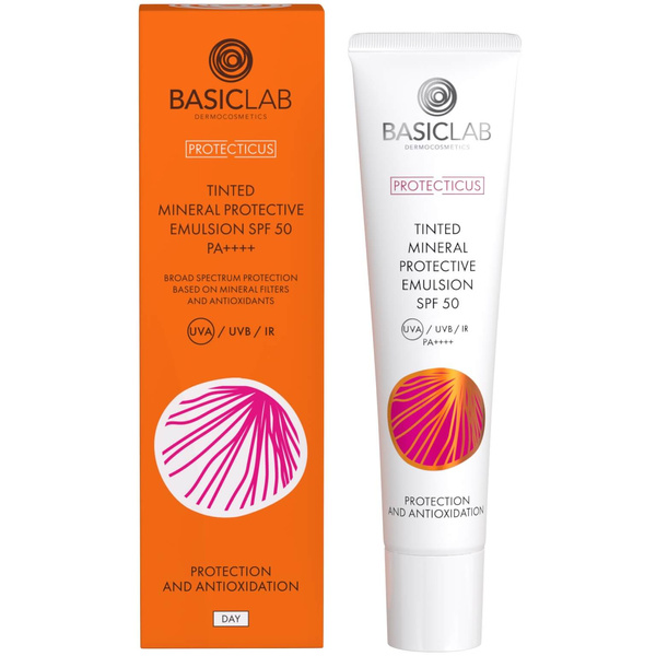 BasicLab Koloryzująca Emulsja Ochronna SPF 50 40ml