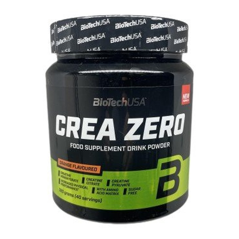 BioTechUSA Crea Zero Creatine Powder, Orange 320g
