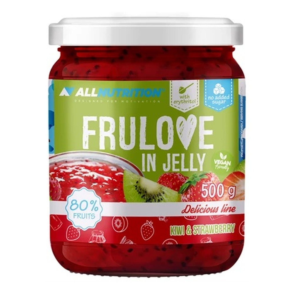 Allnutrition Delicious Line Frulove In Jelly Kiwi & Strawberry Owoce w Żelu 500g