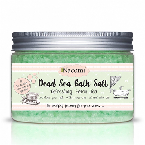 NACOMI Dead Sea BATH SALT Refreshing green tea 450g