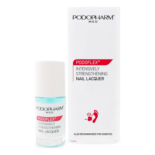 Podopharm Med Podoflex Intensively Strengthening Varnish for Dry Brittle and Splitting Nails 9ml