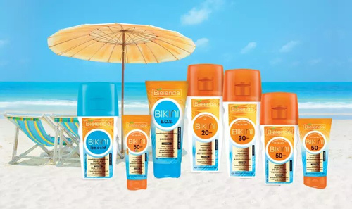 Bielenda Bikini Waterproof Moisturizing Light Face Cream High Protection SPF50 50ml Best Before 31.05.26