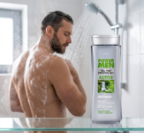 Joanna Power Men Active Shower Gel 4in1 for Men 300ml