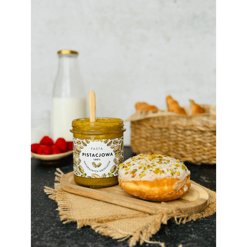 Młyn Kopytowa Skarby Młyna 100% Naturalna Pasta Pistacjowa 250g