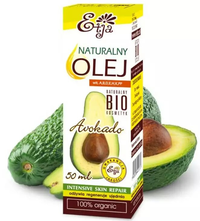 Etja Bio Avocado Oil for Dry Mature Skin 50ml