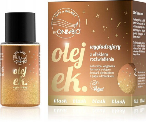 OnlyBio Hair in Balance Smoothing Oil with Brightening Effect for Dry and Dull Hair 20ml