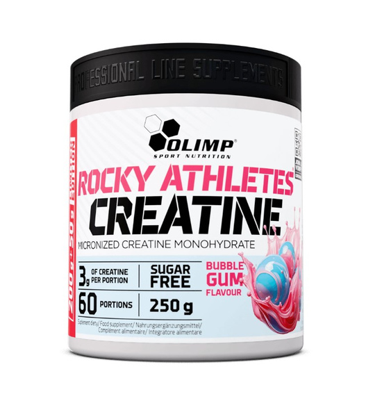 Rocky Athletes Creatine, Bubble Gum - 250g