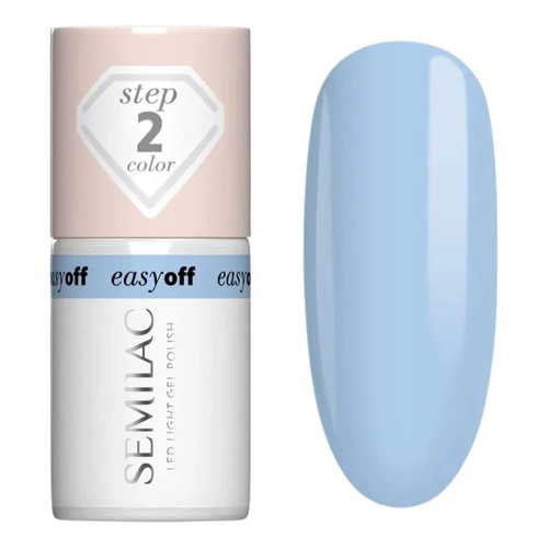 Semilac Easy Off Hybrid Gel Polish 015 Azul Blue 7ml