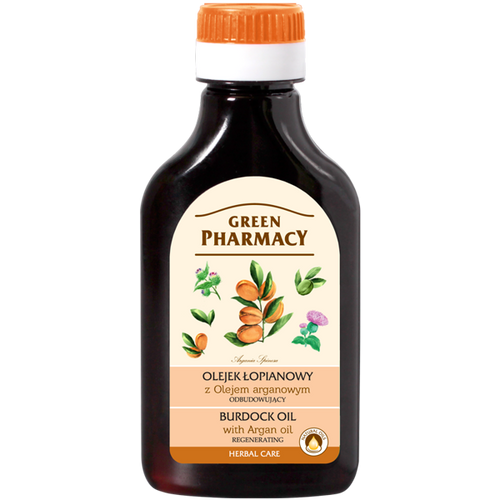 Green Pharmacy Oil for Scalp and Hair Rebuilding Burdock Argan Oil 100ml