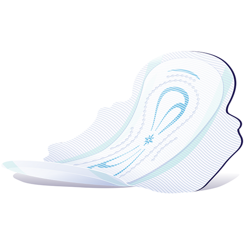 Bella Perfecta Ultra Blue Ultra-thin Sanitary Pads Extra Soft 10 Pieces