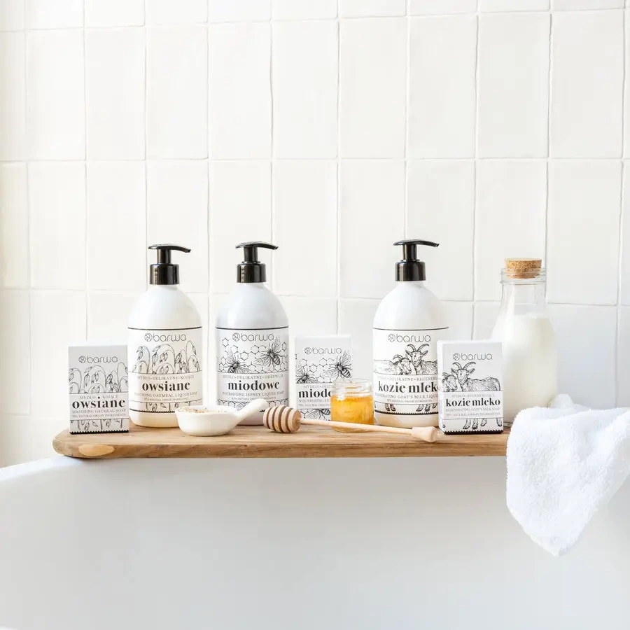 Barwa Pure Calm Regenerujące Mydło w Kostce Kozie Mleko dla Skóry Wrażliwej i Suchej 100g