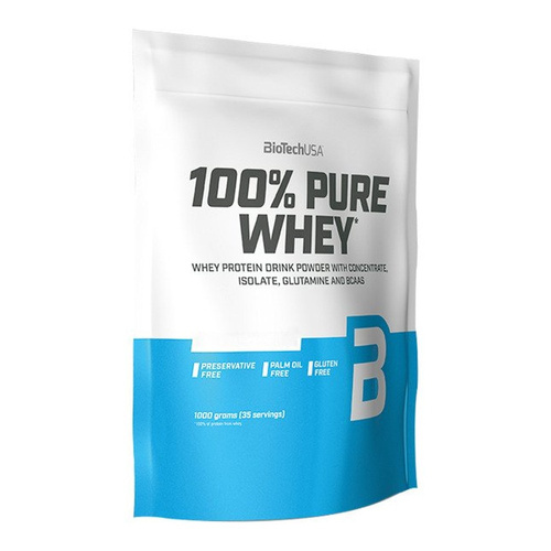 BioTechUSA 100% Pure Whey, Strawberry 1000g