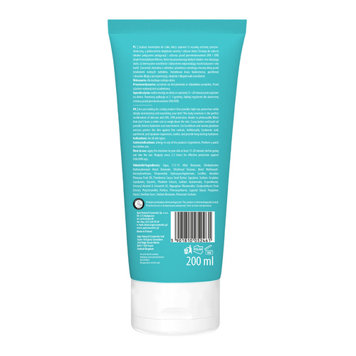 Apis Pure Sun Protective UVA/UVB Waterproof Body Lotion SPF50 for All Skin Types 200ml