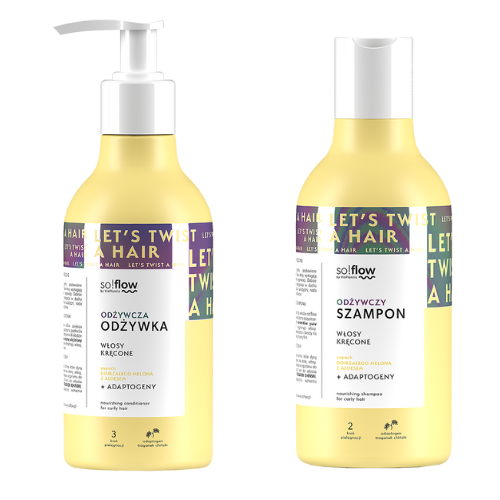 So!Flow Curly Hair Shampoo + So!Flow Curly Hair Conditioner