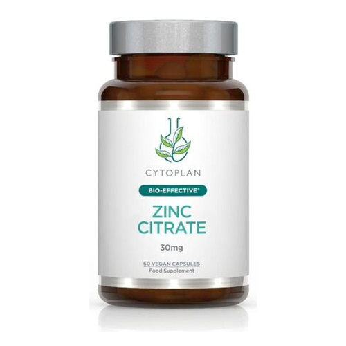 Cytoplan Zinc Citrate Cytrynian Cynku w Kapsułkach 30mg 60 Kapsułek