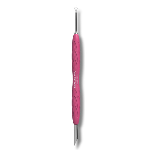 Staleks Pro Uniq Kopytko do Manicure Gummy z Silikonową Rękojeścią UNIQ 11 TYPE 2 Kopytko Skośne i Pierścień 1 Sztuka