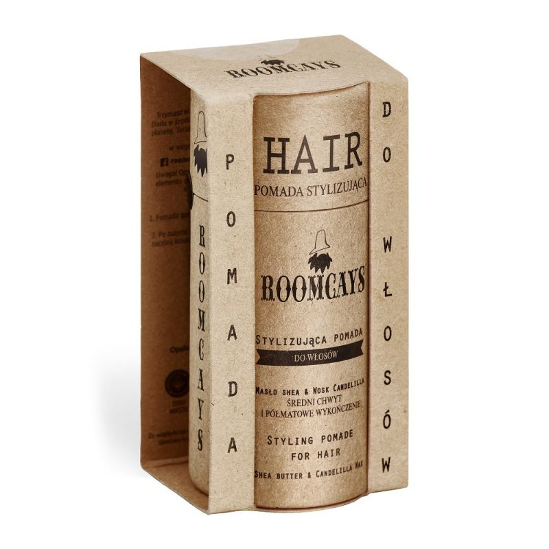 Roomcays Unique Natural Hair Styling Pomade in a Paper Tube 65ml