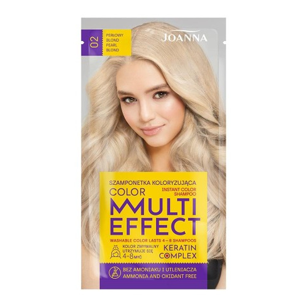 JOANNA MULTI COLOR Szamponetka /002/ koloryzująca Perłowy blond