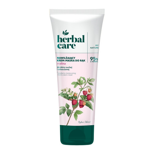 Herbal Care Nawilżający Krem-Maska Do Rąk Malina 100ml