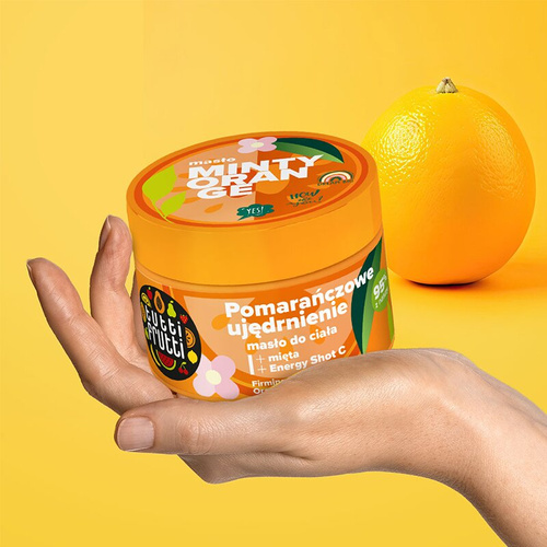 Tutti Frutti Minty Orange Ujędrniające Masło do Ciała Pomarańcza i Mięta + Energy Shot C 200ml