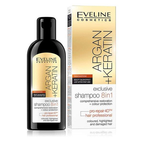 Eveline Argan Keratin 8in1 Exclusive Shampoo for Colored Hair 150ml