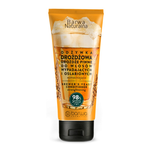 Barwa Natural Strengthening Yeast Conditioner in a Tube for Hair Loss Weakened Hair 200ml