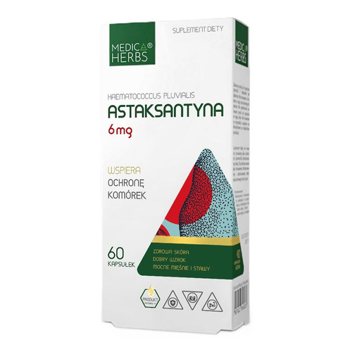 MEDICA HERBS Astaxanthin 6mg, 60 capsules