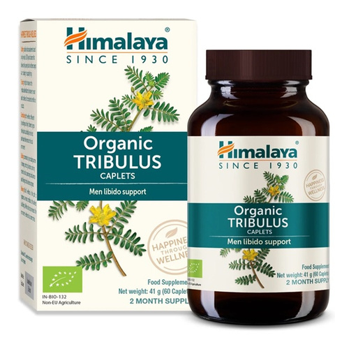 Himalaya Tribulus Supplement for Male Health and Vitality 60 Caplets