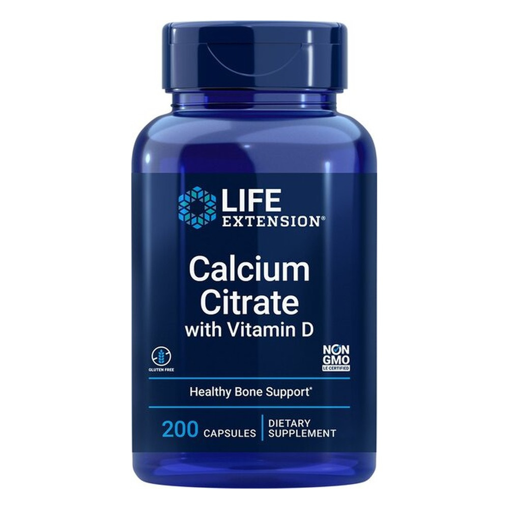 Calcium Citrate with Vitamin D - 200 vcaps