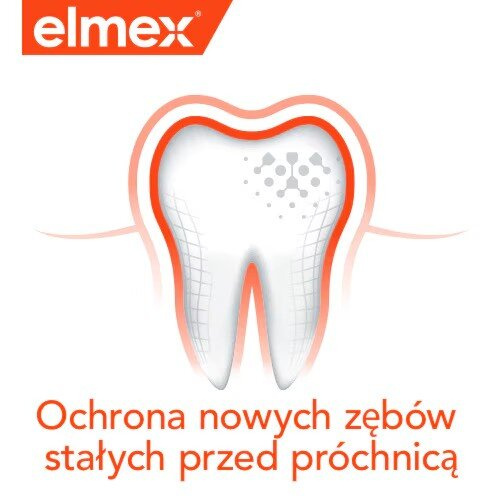Elmex Junior Pasta do Zębów przeciw Próchnicy dla Dzieci 6 - 12 Lat 75ml Best Before 31.07.26