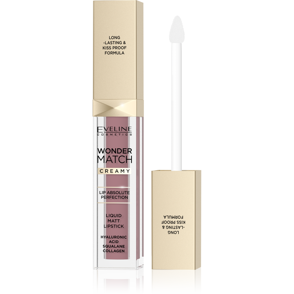 Eveline Wonder Match Matowa Pomadka w Płynie Nr 4A Mallow Flower 6,8ml