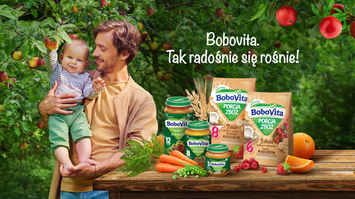BoboVita Cereal Portion Milk Manna without Added Sugar for Babies after 4 Months 210g