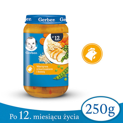Gerber Vegetables with Chicken and Groats for Children after 12 Months 250g
