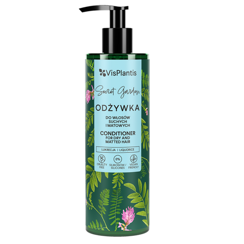 Vis Plantis Secret Garden Lukrecja Odżywka do Włosów Suchych i Matowych 400ml