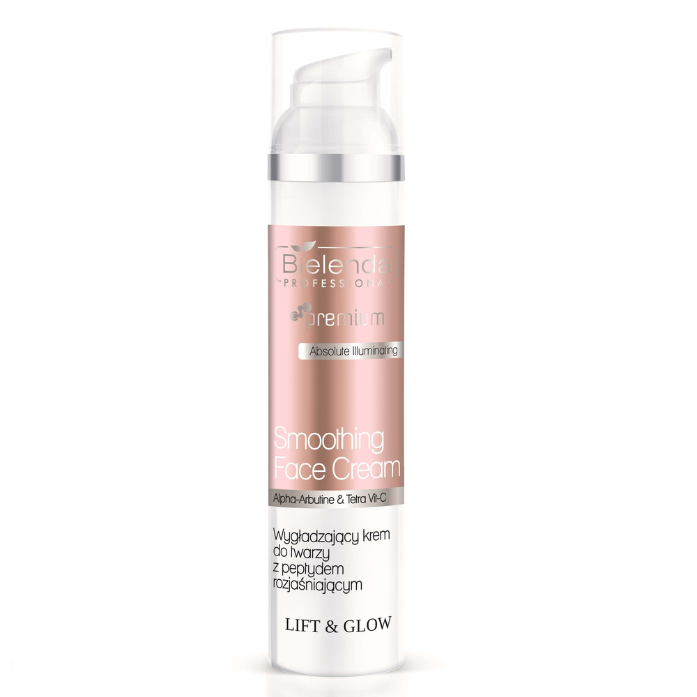 Bielenda Professional Lift & Glow Smoothing Face Cream with Brightening Peptide 100ml