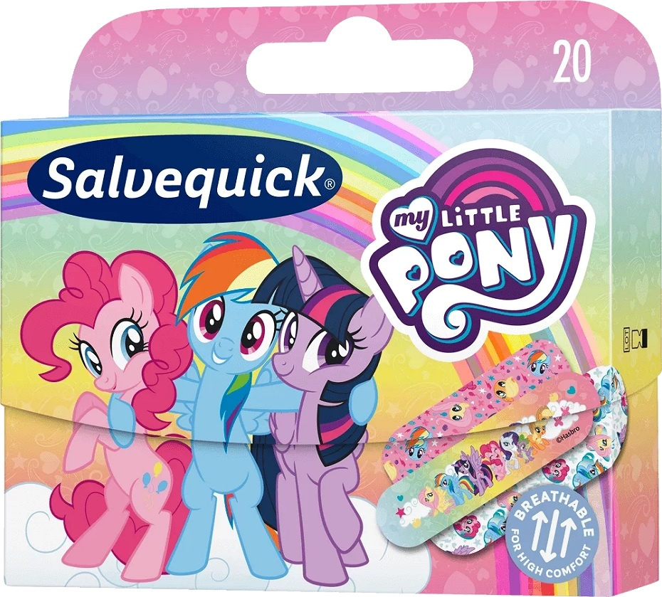 Salvequick My Little Pony Plasters for Children 20 Pieces