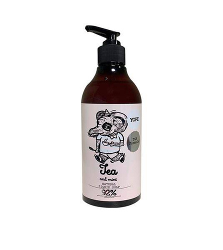 Yope Natural Liquid Soap for Dry Hands TGA with Tea and Mint 500ml