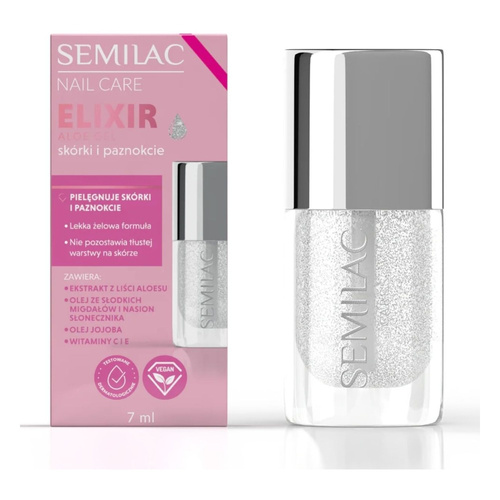 Semilac Aloe Gel Elixir Gel For Cuticles And Nails 7ml